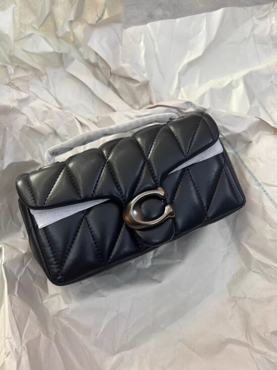 Coach Handbags - 🚗🚗🚗Coach tabby shoulder bag 20 with quilting black